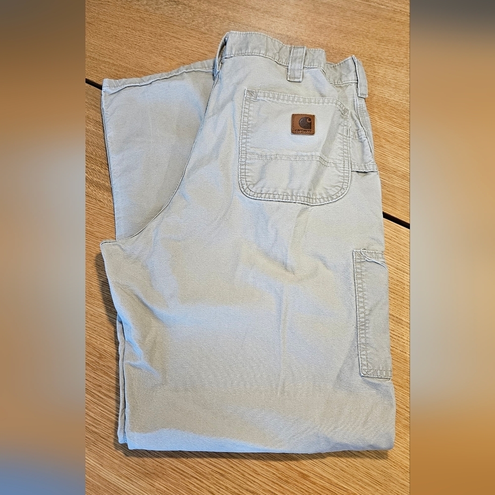 Carhartt Men's Cargo Pants - Light Gray